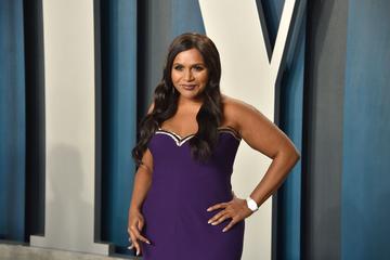 Mindy Kaling, who starred as Kelly Kapoor in The Office, attends the 2020 Vanity Fair Oscar Party. (Photo by David Crotty/Patrick McMullan via Getty Images)