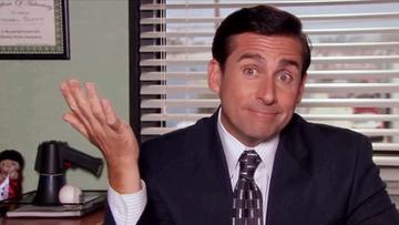Steve Carell pictured as Michael Scott in NBC's The Office.
@NBC All Rights Reserved.