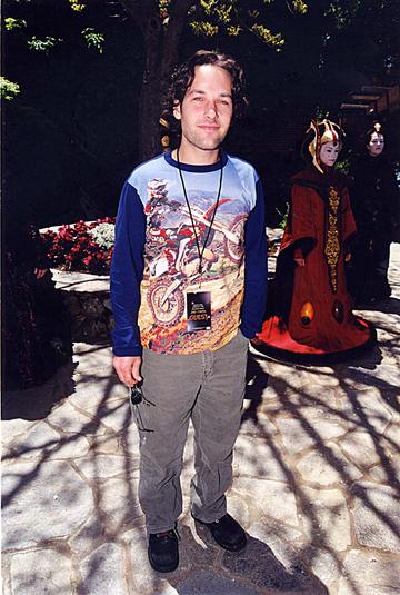 1999: Paul Rudd pictuerd at the MTV Star Wars party. (Photo by Jeff Kravitz/FilmMagic)