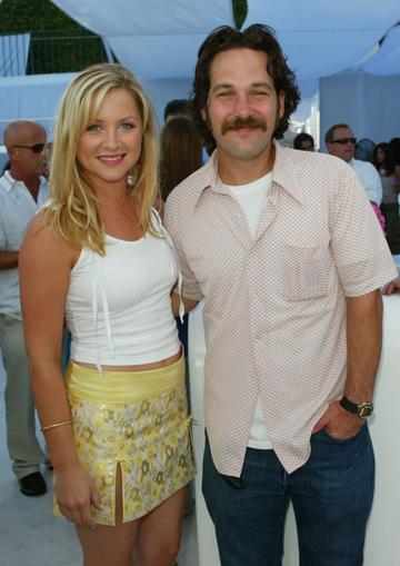 2003: Capshaw and Paul Rudd during Dior Dance for Life to Benefit the Aaliyah Memorial Fund, a Program of the Entertainment Industry Foundation at Private Residence in Bel Air, California, United States. (Photo by Donato Sardella/WireImage)
