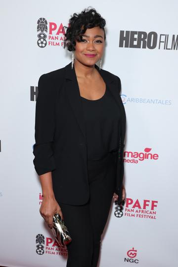 2020: Tatyana Ali attends 28th Annual Pan African Film and Arts Festival - Opening Night premiere of "HERO" at Directors Guild Of America on February 11, 2020 in Los Angeles, California. (Photo by Leon Bennett/Getty Images)