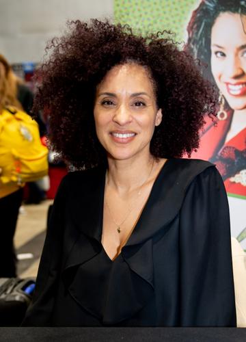 2020:: Karyn Parsons attends Comic Con Liverpool 2020 on March 08, 2020 in Liverpool, England. (Photo by Shirlaine Forrest/WireImage)