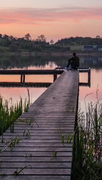 Taken in Bailieborough, Co Cavan.

'Enjoying the April Sunsets, in my beautiful hometown of Bailieborough. I love nothing better than to sit and watch the sunset. For this shot I leave my camera on a tripod and a timer, and quickly get in place,'

By Oliver G.
