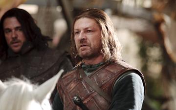 Sean Bean played the wise and comforting father figure of Ned Stark in Game of Thrones. 
@HBO. All Rights Reserved.