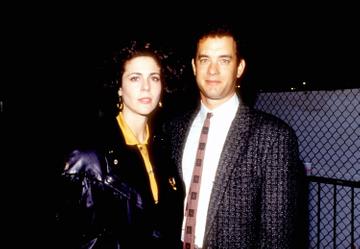 1980: Rita Wilson and Tom Hanks at the Various in Los Angeles, California (Photo by Lester Cohen/WireImage)