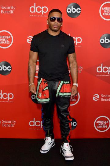 Nelly attends the 2020 American Music Awards at Microsoft Theater on November 22, 2020 in Los Angeles, California. (Photo by Emma McIntyre /AMA2020/Getty Images for dcp)