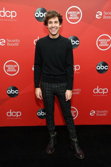David Dobrik attends the 2020 American Music Awards at Microsoft Theater on November 22, 2020 in Los Angeles, California. (Photo by Kevin Mazur/AMA2020/Getty Images for dcp)