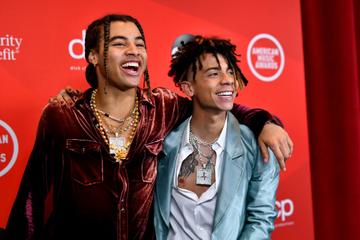 24kGoldn and Iann Dior attend the 2020 American Music Awards at Microsoft Theater on November 22, 2020 in Los Angeles, California. (Photo by Emma McIntyre /AMA2020/Getty Images for dcp)
