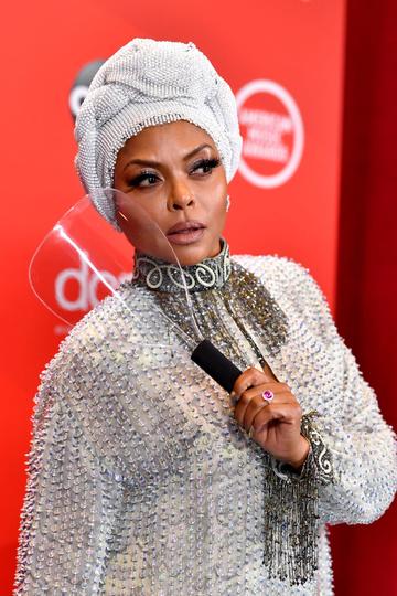 Taraji P. Henson attends the 2020 American Music Awards at Microsoft Theater on November 22, 2020 in Los Angeles, California. (Photo by Emma McIntyre /AMA2020/Getty Images for dcp)