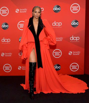 Ciara attends the 2020 American Music Awards at Microsoft Theater on November 22, 2020 in Los Angeles, California. (Photo by Emma McIntyre /AMA2020/Getty Images for dcp)
