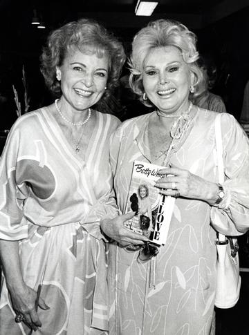 Betty White and Zsa Zsa Gabor (Photo by Ron Galella/Ron Galella Collection via Getty Images)
