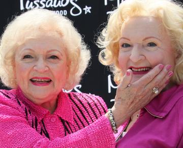 Actress Betty White attends the unveiling of her wax figure at Madame Tussauds Hollywood on June 4, 2012 in Hollywood, California.  (Photo by David Livingston/Getty Images)