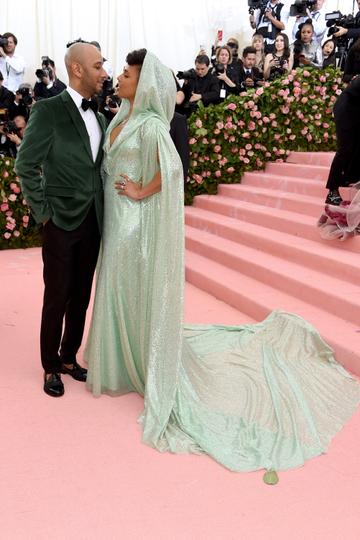 2019: Swizz Beatz and Alicia Keys attend The 2019 Met Gala Celebrating Camp: Notes on Fashion at Metropolitan Museum of Art on May 06, 2019 in New York City. (Photo by Jamie McCarthy/Getty Images)
