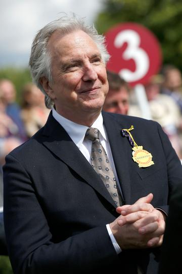 Alan Rickman took on the role of Potion's Master Severus Snape. Rickman was an established actor prior to joining the Harry Potter cast. He gained further recognition through Love Actually (2003), Alice in Wonderland (2010) and Eye in the Sky (2015). Rickman sadly died of pancreatic cancer in January 2016 at the age of 69.

(Photo by Tristan Fewings/Getty Images for Qatar Goodwood Festival)
