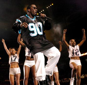 Sean "P. Diddy" Combs during The AOL TopSpeed Super Bowl XXXVIII Halftime Show Produced by MTV at Reliant Stadium in Houston, Texas, United States. (Photo by KMazur/WireImage)