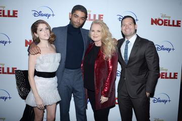 2019: Anna Kendrick, Kingsley Ben-Adir, Suzanne Todd and Guest attend Disney+ And The Cinema Society Host A Special Screening Of "Noelle" at SVA Theatre on November 11, 2019 in New York City. (Photo by Paul Bruinooge/Patrick McMullan via Getty Images)
