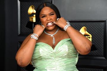 Lizzo attends the 63rd Annual GRAMMY Awards at Los Angeles Convention Center on March 14, 2021 in Los Angeles, California. (Photo by Kevin Mazur/Getty Images for The Recording Academy )