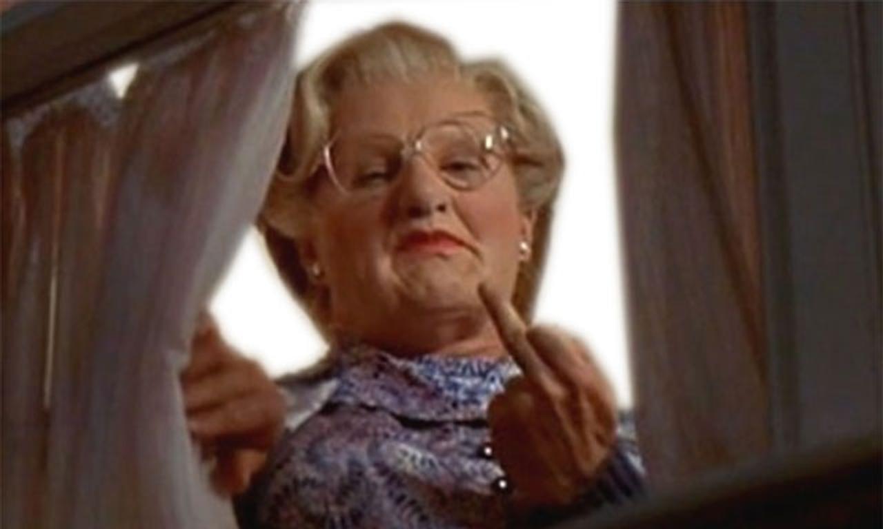 Yes, there's an Rrated version of 'Mrs. Doubtfire' out there somewhere
