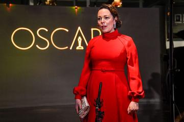 Olivia Colman attends a screening of the Oscars on Monday, April 26, 2021 in London, United Kingdom. (Photo by Alberto Pezzali-Pool/Getty Images)