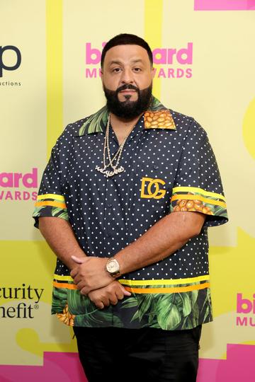 DJ Khaled poses backstage for the 2021 Billboard Music Awards, broadcast on May 23, 2021 at Microsoft Theater in Los Angeles, California. (Photo by Rich Fury/Getty Images for dcp)