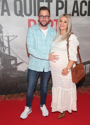 George McMahon and his wife Rachel pictured at the 'A Quiet Place Part II 'screening at the Odeon Cinema in Point Square ,Dublin.
Picture  Brian McEvoy/ PIP