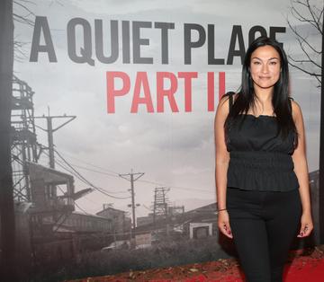 Gail Kaneswaran pictured at the 'A Quiet Place Part II 'screening at the Odeon Cinema in Point Square ,Dublin.
Picture  Brian McEvoy/ PIP
