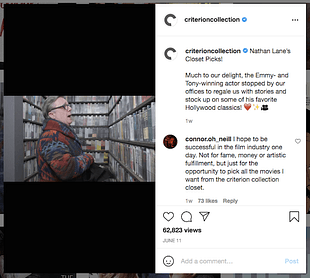 movie review pages on instagram