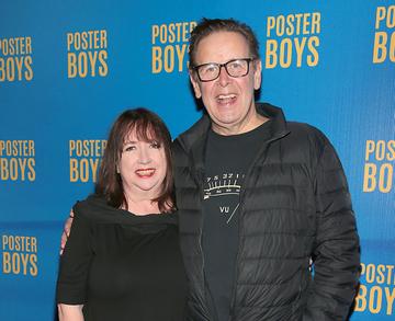 Ian Dempsey and his wife Ger pictured at the gala preview screening of Poster Boys at Omniplex , Rathmines,Dublin.

Picture PIP
