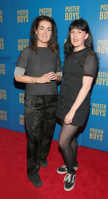 Sinead White and May Kay pictured at the gala preview screening of Poster Boys at Omniplex , Rathmines,Dublin.

Picture PIP