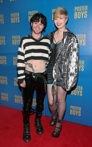 Michael Golden and Ciara Allen  pictured at the gala preview screening of Poster Boys at Omniplex , Rathmines,Dublin.

Picture PIP