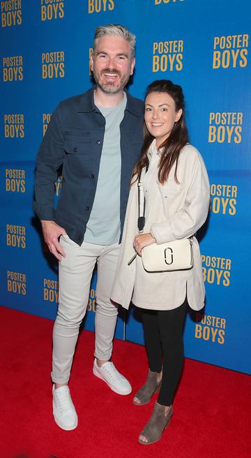 Killian O Sullivan and Debbie McQuillan  pictured at the gala preview screening of Poster Boys at Omniplex , Rathmines,Dublin.

Picture PIP