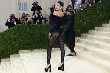 NEW YORK, NEW YORK - SEPTEMBER 13: Olivia Rodrigo attends the 2021 Met Gala benefit "In America: A Lexicon of Fashion" at Metropolitan Museum of Art on September 13, 2021 in New York City. (Photo by Taylor Hill/WireImage)