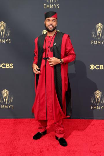 LOS ANGELES, CALIFORNIA - SEPTEMBER 19: O-T Fagbenle attends the 73rd Primetime Emmy Awards at L.A. LIVE on September 19, 2021 in Los Angeles, California. (Photo by Rich Fury/Getty Images)