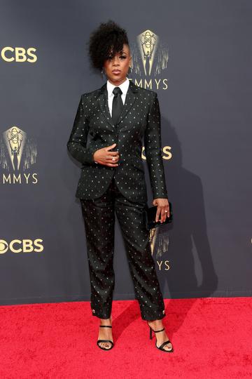 LOS ANGELES, CALIFORNIA - SEPTEMBER 19: Samira Wiley attends the 73rd Primetime Emmy Awards at L.A. LIVE on September 19, 2021 in Los Angeles, California. (Photo by Rich Fury/Getty Images)