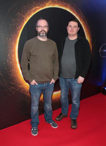 Alan White and Daniel Doyle at the special screening of the film Dune
Pic Brian McEvoy