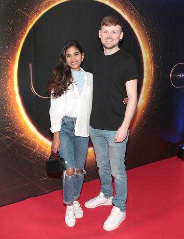 Anna Tavares and Brendan McCarthy  at the special screening of the film Dune.
Pic Brian McEvoy