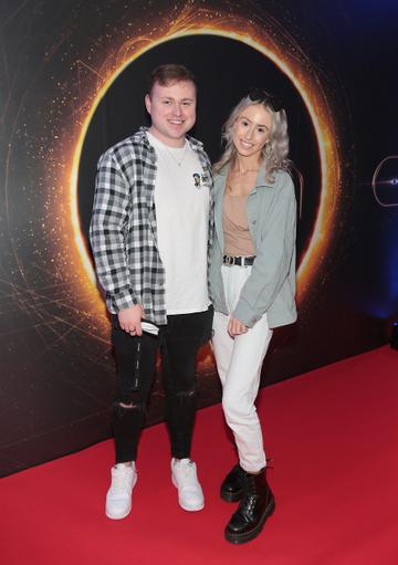 Daragh O'Neill and Nia Gallagher at the special screening of the film Dune
Pic Brian McEvoy