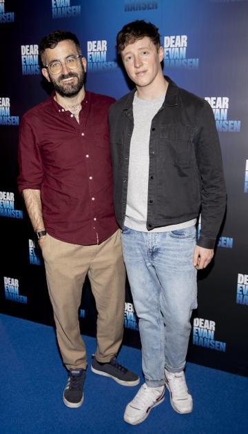 Patrick Kavanagh and Sean Dunne pictured at a special preview screening of Dear Evan Hansen at The Stella Cinema. Picture Andres Poveda