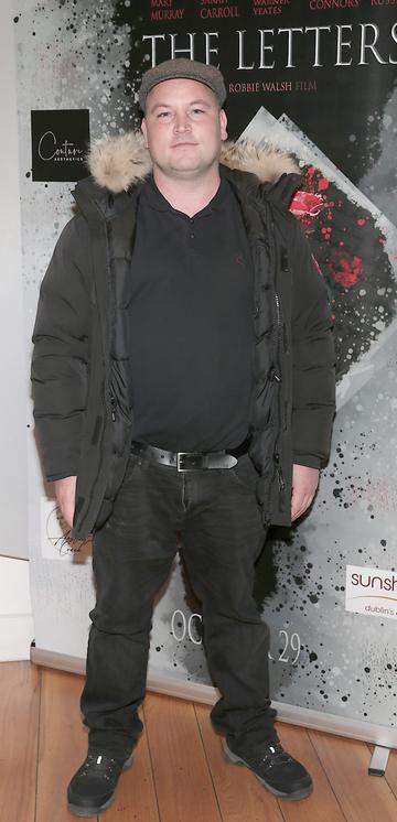 John Connors  pictured at the Irish Premiere screening of Robbie Walshs film The Letters at the Odeon Point Square.
Picture Brian McEvoy