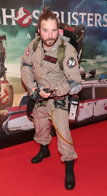 Stuart McCarthy pictured at the special preview screening of Ghostbusters Afterlife in Movies at Dundrum,Dublin.
Pic Brian McEvoy