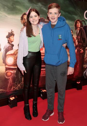 Aoife Stone and Seamus Stone  pictured at the special preview screening of Ghostbusters Afterlife in Movies at Dundrum,Dublin.
Pic Brian McEvoy