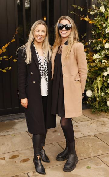 Lisa Freeman and Lucinda Andrews at the Weir&Sons and Rolex Michelin Star lunch at Aimsir. 
Photo Kieran Harnett