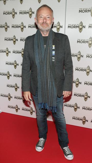 Rick O Shea  pictured at the opening of the musical 'The Book of Mormon' at the Bord Gais Energy Theatre,Dublin.
Pic Brian McEvoy