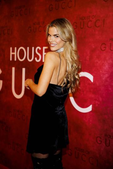 Repro Free: 24/11/2021 Rosalind Lipsett pictured at the Irish premiere screening of House of Gucci at The Stella Cinema, Rathmines. House of Gucci directed by Ridley Scott and starring Lady Gaga, Adam Driver, Jared Leto, Jeremy Irons, Salma Hayek and Al Pacino is released in cinemas across Ireland from this Friday November 26th. Picture Andres Poveda
