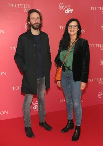 Tadhg O Sullivan and Clare Stronge pictured at the Virgin Media Dublin International Film Festival special preview screening of TO THE MOON in the Light House Cinema,Dublin
Pic Brian McEvoy