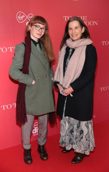 Steffi Kelly and Audrey Keane pictured at the Virgin Media Dublin International Film Festival special preview screening of TO THE MOON in the Light House Cinema,Dublin
Pic Brian McEvoy