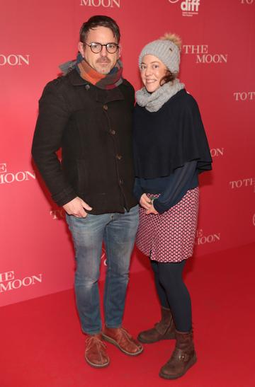Paul McCarthy and Jackie Campion pictured at the Virgin Media Dublin International Film Festival special preview screening of TO THE MOON in the Light House
Picture: Brian McEvoy
