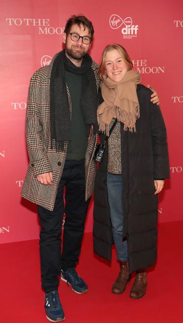 James O Brien and Anne Sophie Blytmann pictured at the Virgin Media Dublin International Film Festival special preview screening of TO THE MOON in the Light House Cinema,Dublin
Pic Brian McEvoy