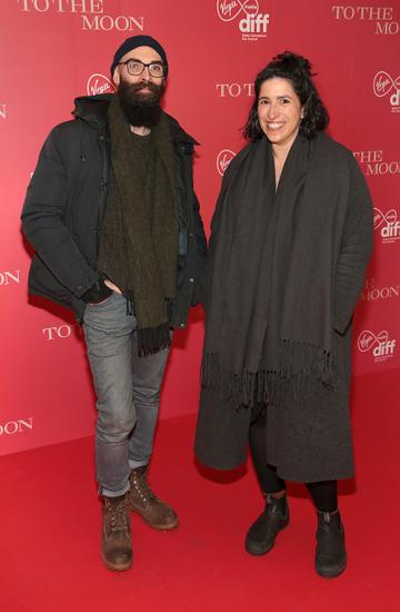 Alec Moore and Sophia Tamburrini pictured at the Virgin Media Dublin International Film Festival special preview screening of TO THE MOON in the Light House Cinema,Dublin