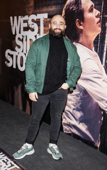 Conor Merriman pictured at a special preview screening of West Side Story in the Light House Cinema Dublin. Picture Andres Poveda